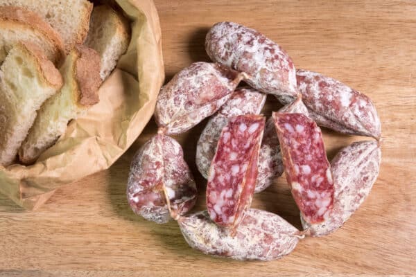 Salsiccia secca cinghialina