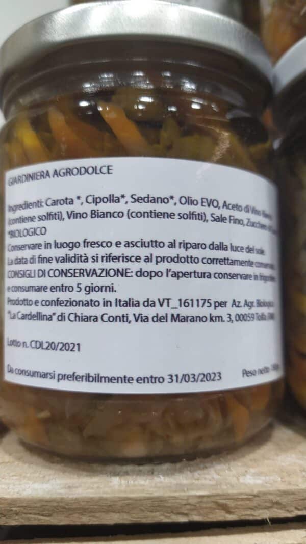 Giardiniera Agrodolce - immagine 6