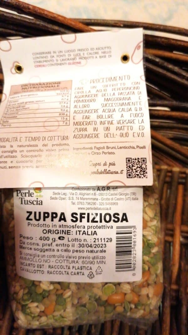 zuppa sfiziosa perle della Tuscia