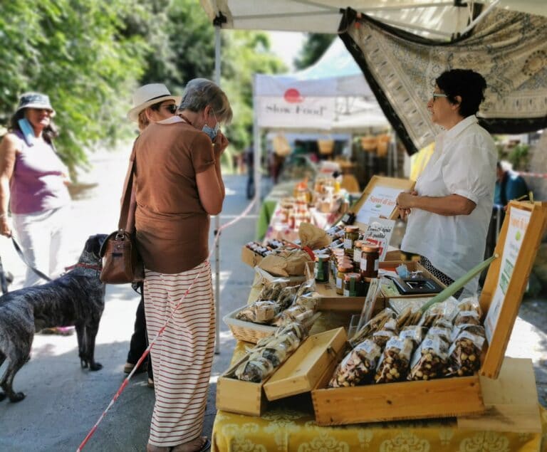 mercato della terra Montevirginio azienda agricola sapori di ieri